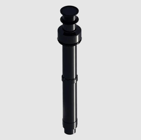Вертикальный комплект DN60/100 через крышу, AZ 396
